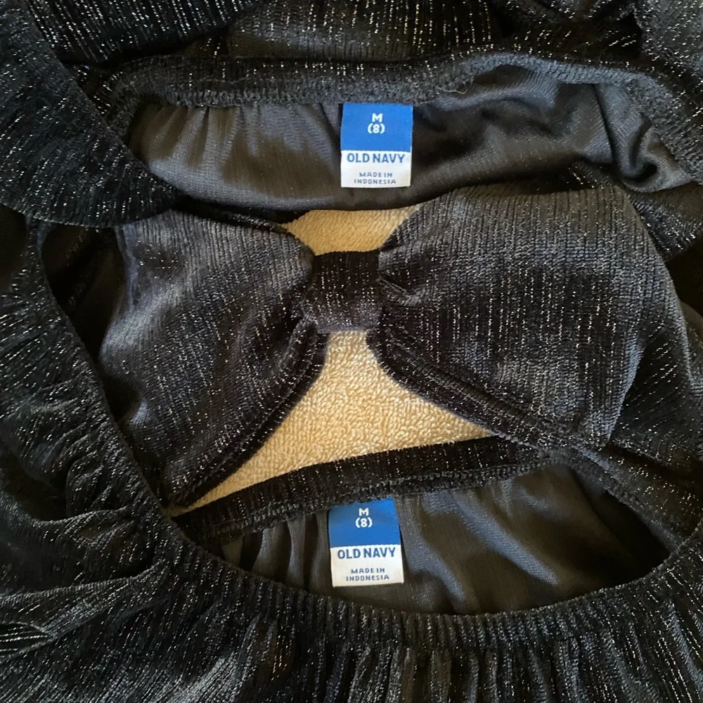 Costume/Halloween Shimmer Black Old Navy Stretch Jumpsuits Set of Two